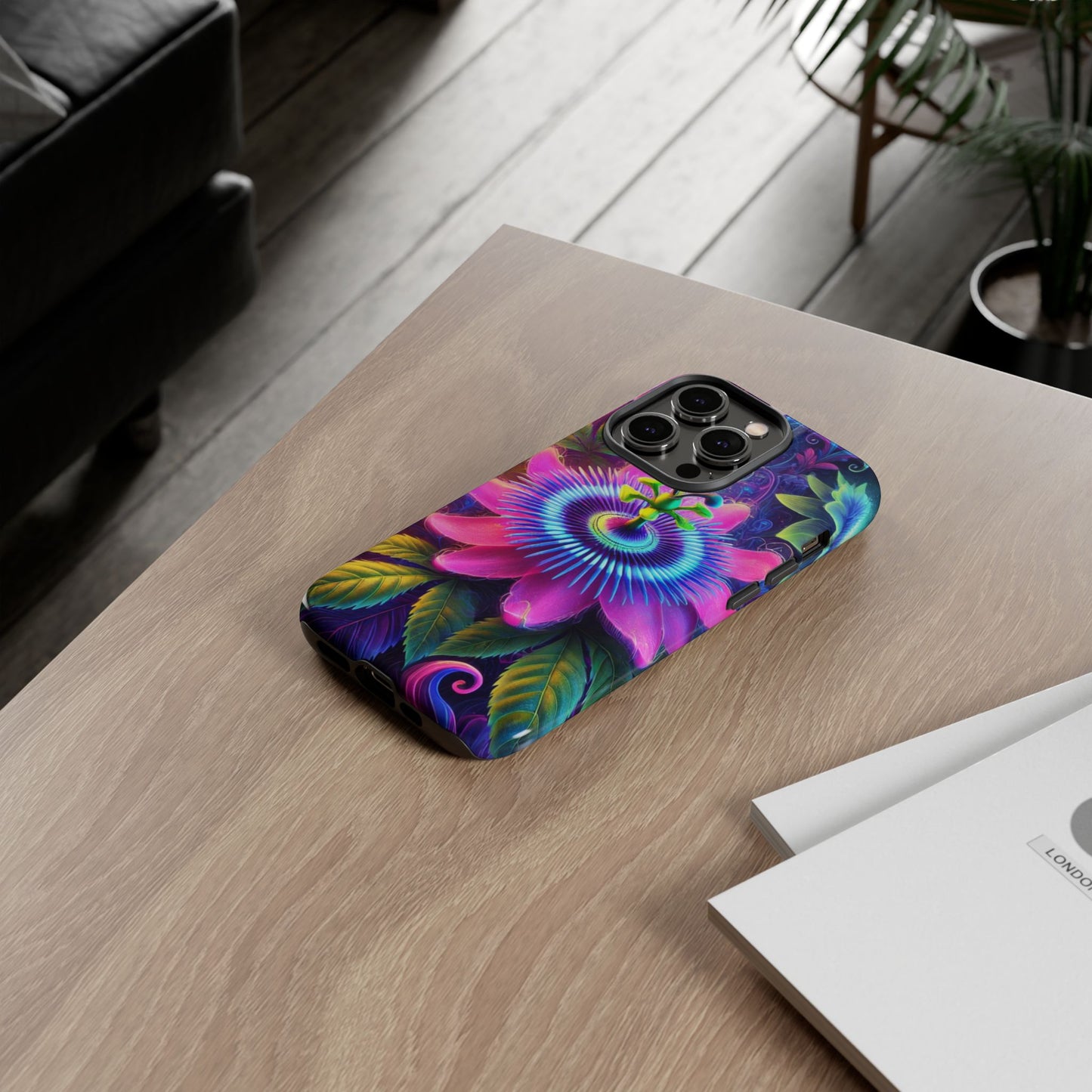 Vibrant Floral Phone Case - Tough Protection for Nature Lovers