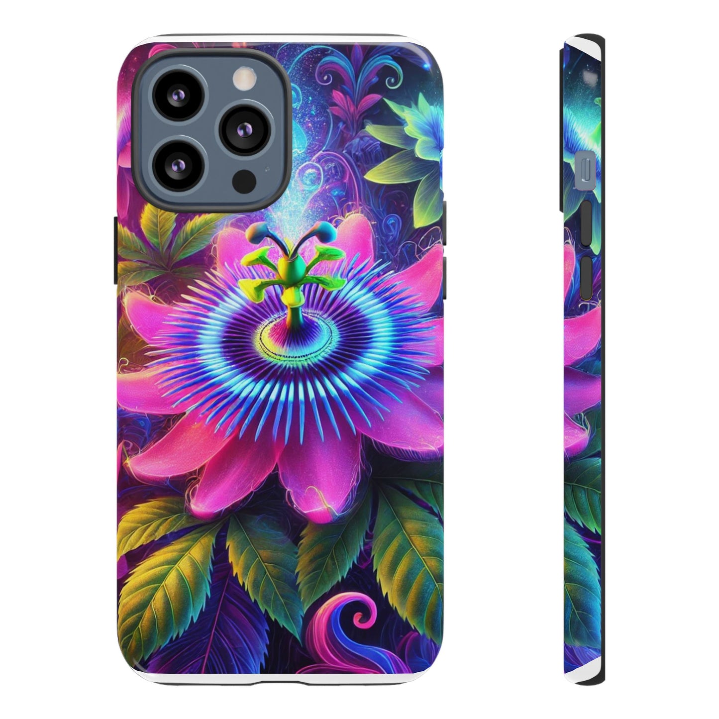 Vibrant Floral Phone Case - Tough Protection for Nature Lovers