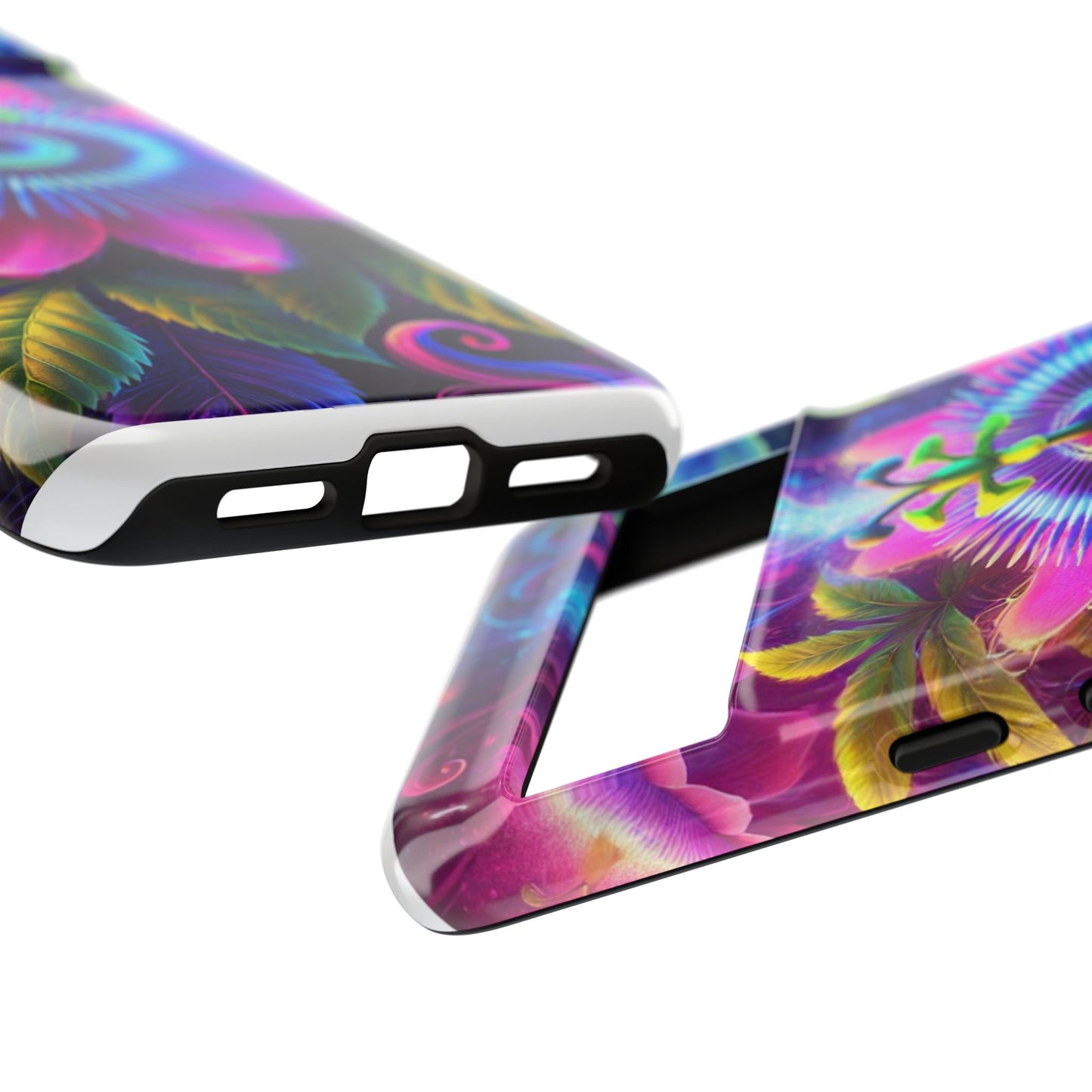 Vibrant Floral Phone Case - Tough Protection for Nature Lovers
