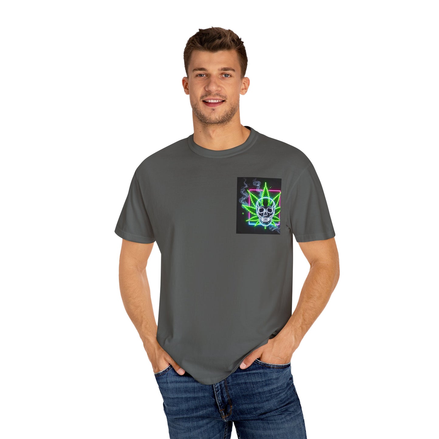 Colorful Psychedelic Cannabis Unisex T-Shirt, Perfect for Festivals, Beach Days, Casual Wear, 420 Celebrations, Gifts for Stoners