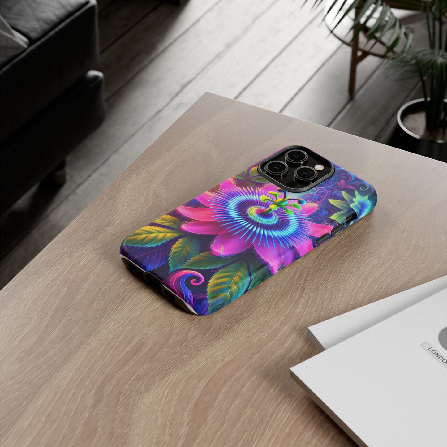 Vibrant Floral Phone Case - Tough Protection for Nature Lovers