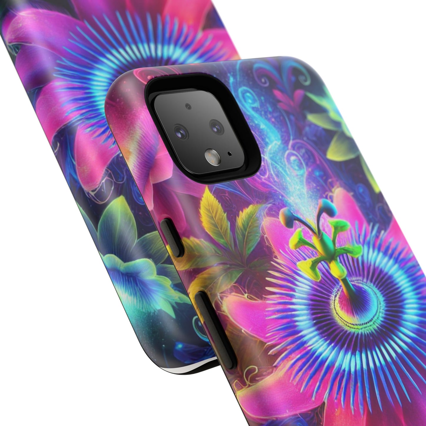 Vibrant Floral Phone Case - Tough Protection for Nature Lovers