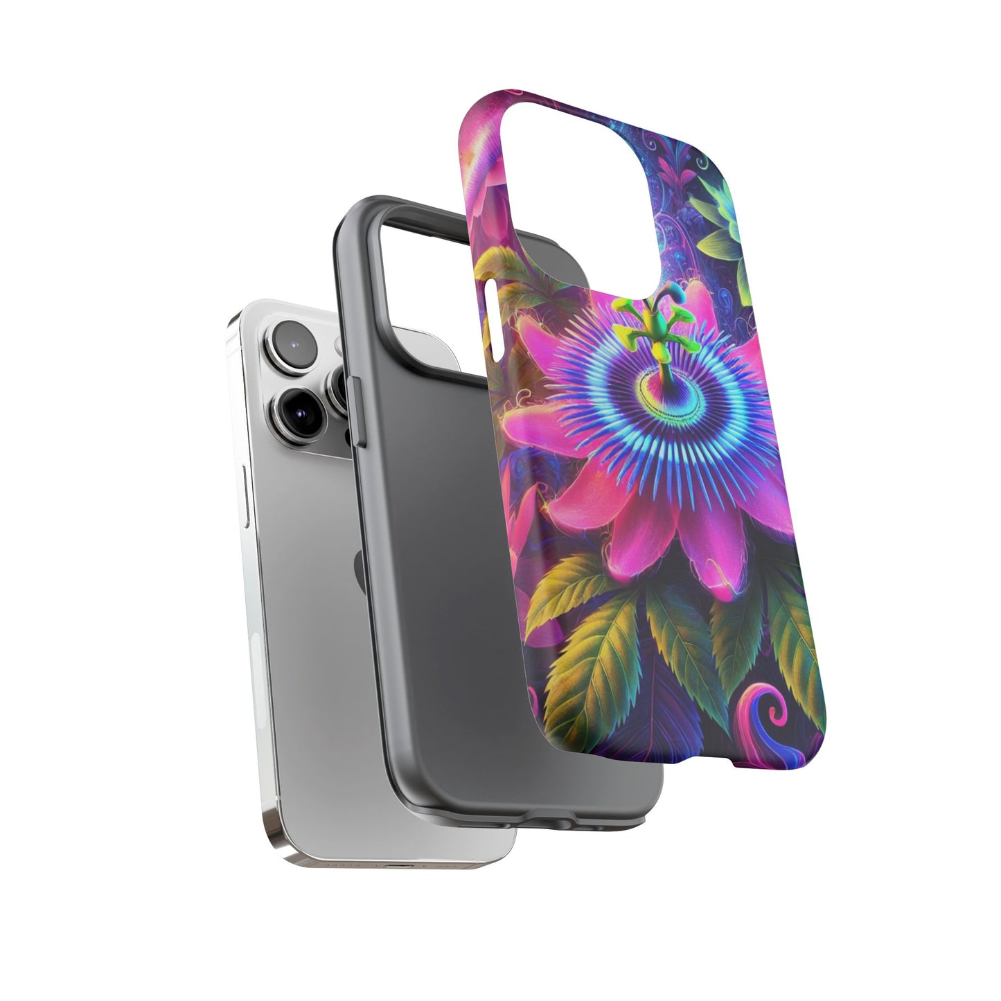 Vibrant Floral Phone Case - Tough Protection for Nature Lovers