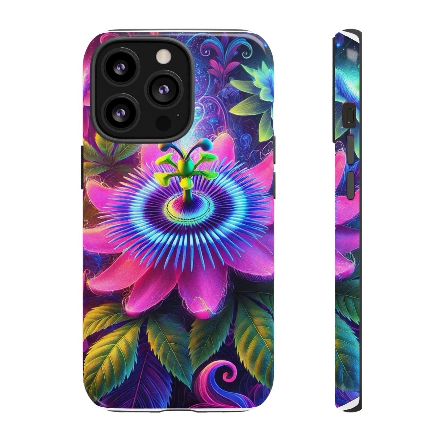 Vibrant Floral Phone Case - Tough Protection for Nature Lovers