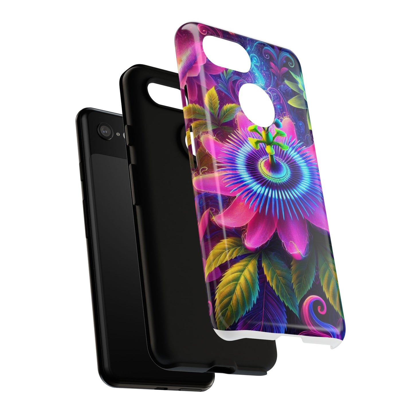 Vibrant Floral Phone Case - Tough Protection for Nature Lovers