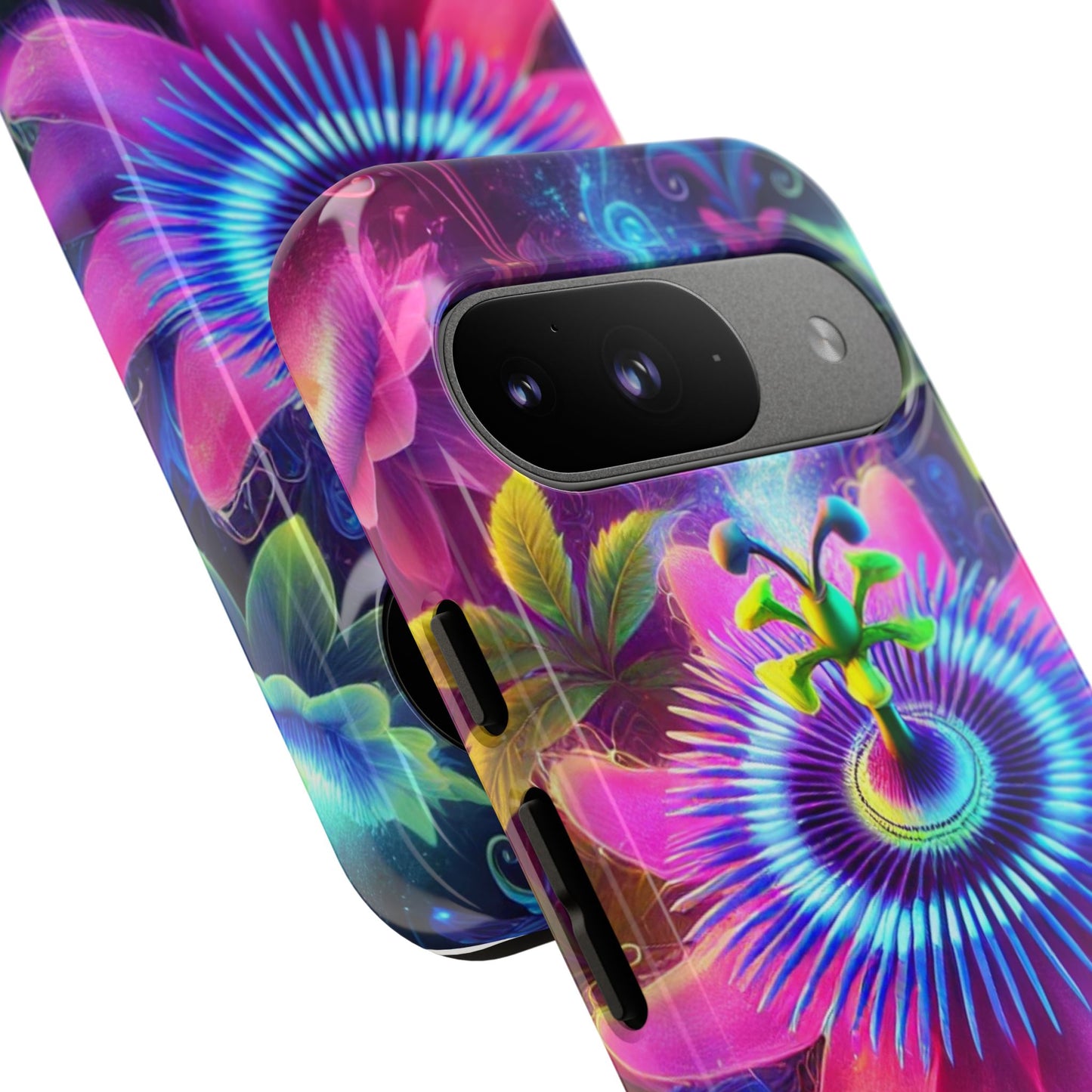 Vibrant Floral Phone Case - Tough Protection for Nature Lovers