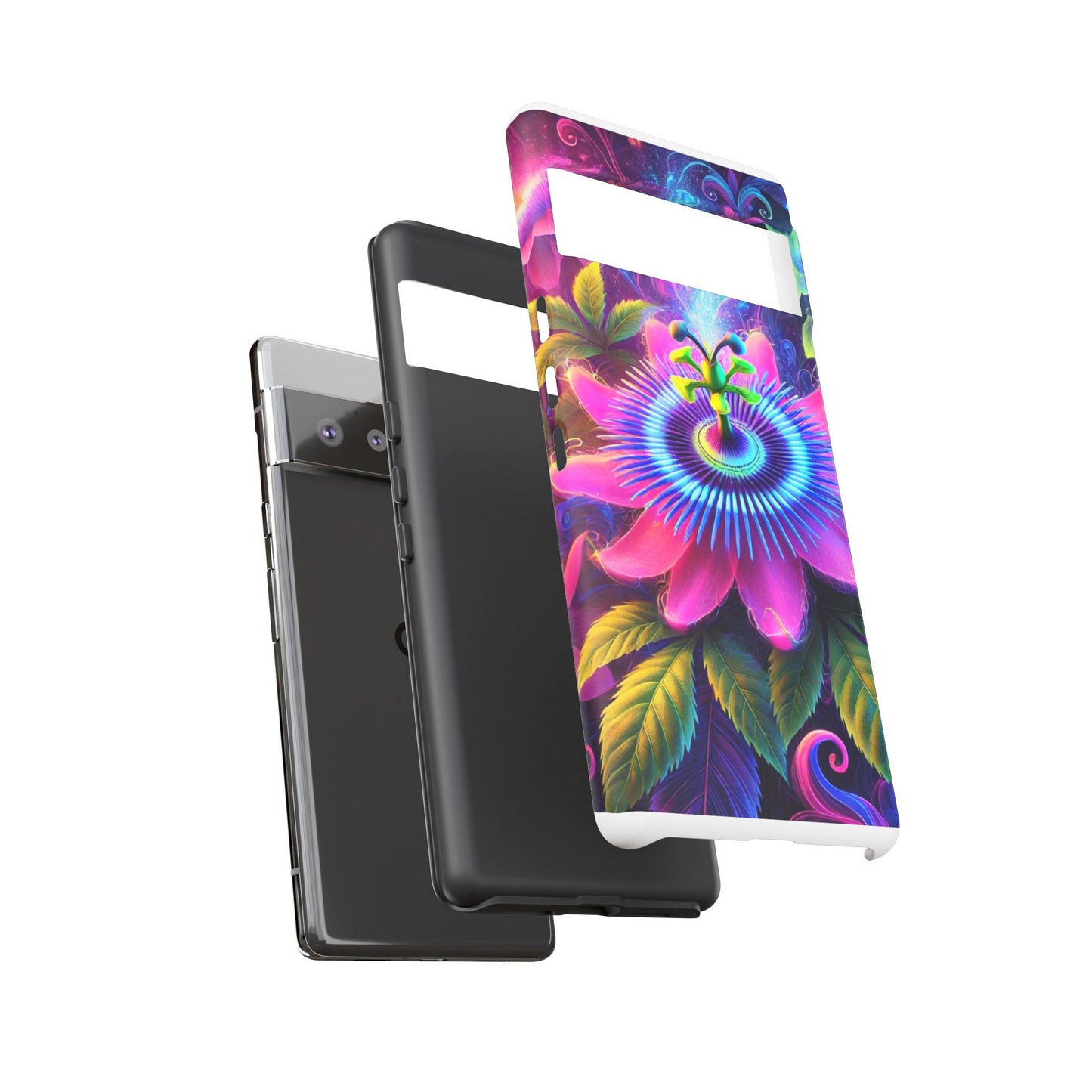 Vibrant Floral Phone Case - Tough Protection for Nature Lovers