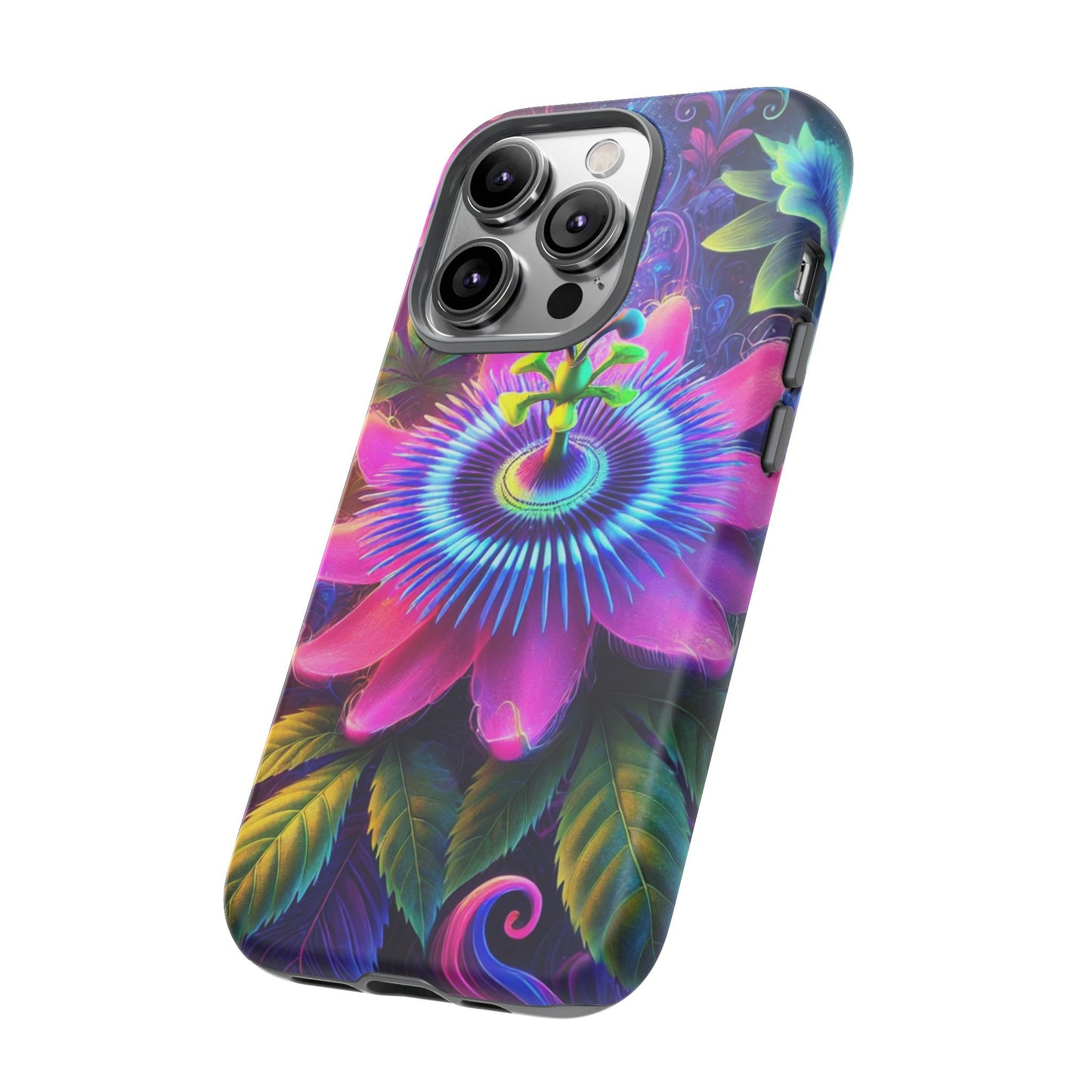 Vibrant Floral Phone Case - Tough Protection for Nature Lovers