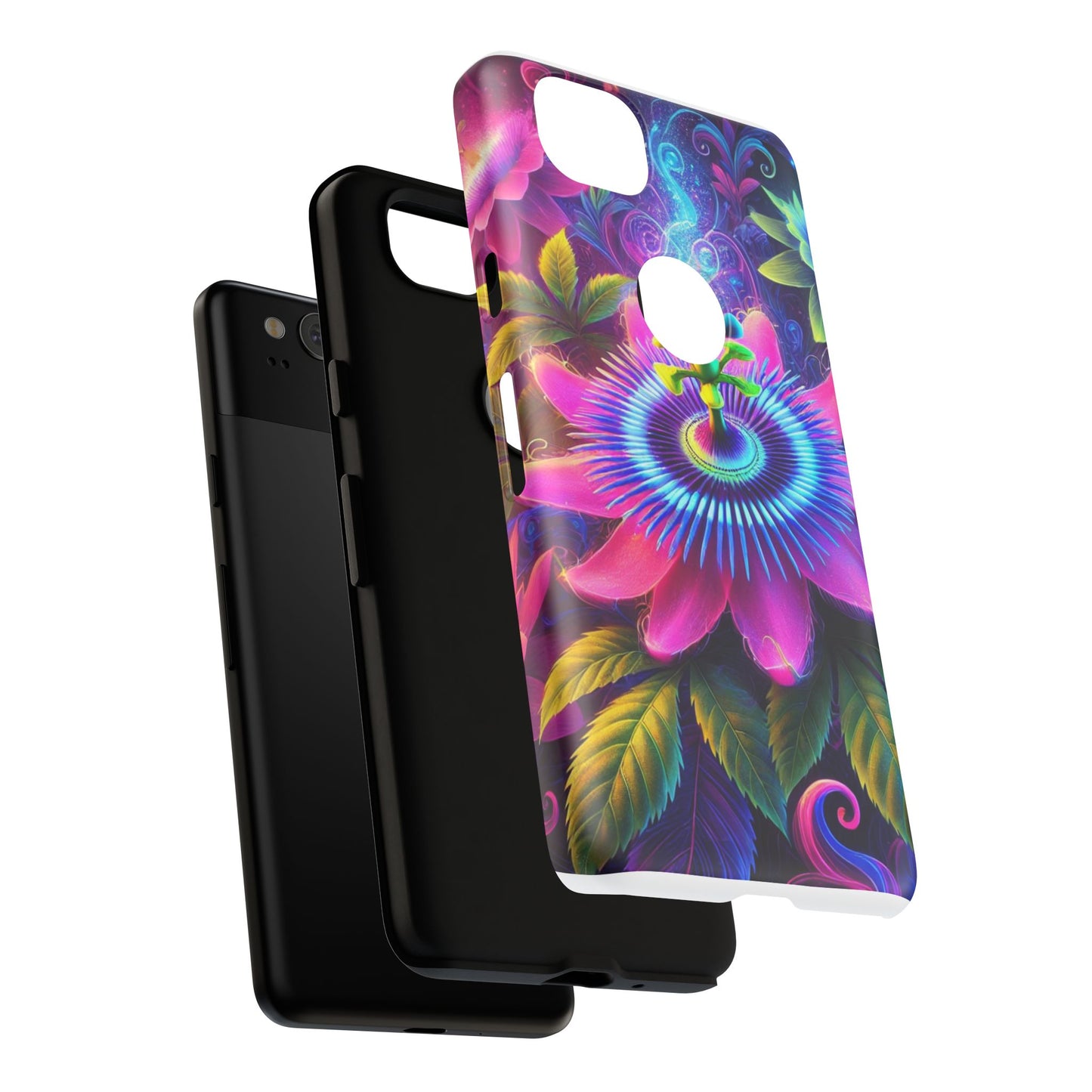 Vibrant Floral Phone Case - Tough Protection for Nature Lovers