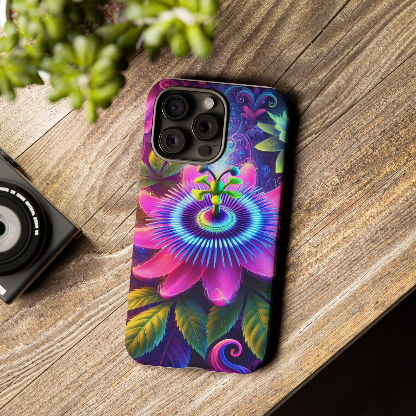 Vibrant Floral Phone Case - Tough Protection for Nature Lovers