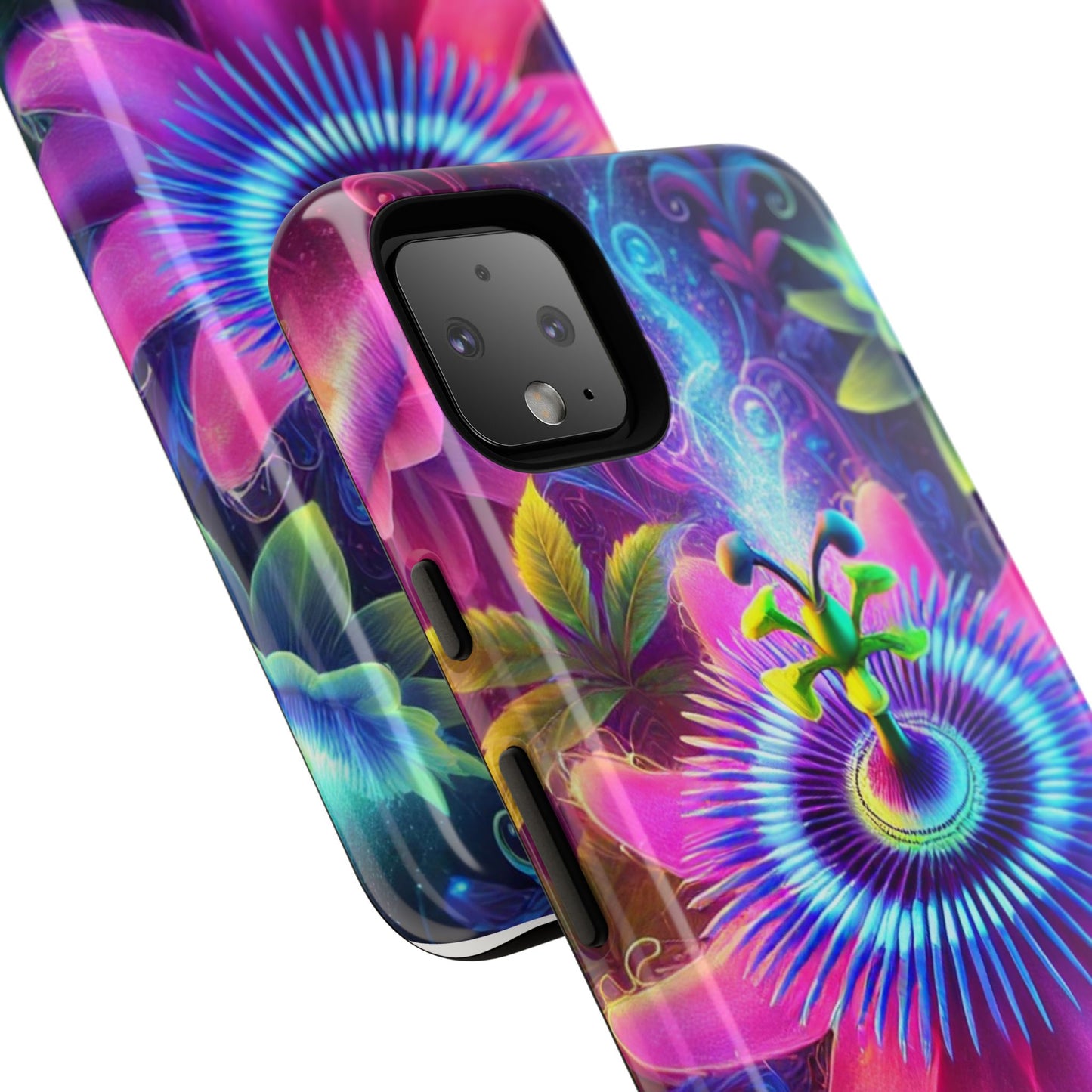 Vibrant Floral Phone Case - Tough Protection for Nature Lovers
