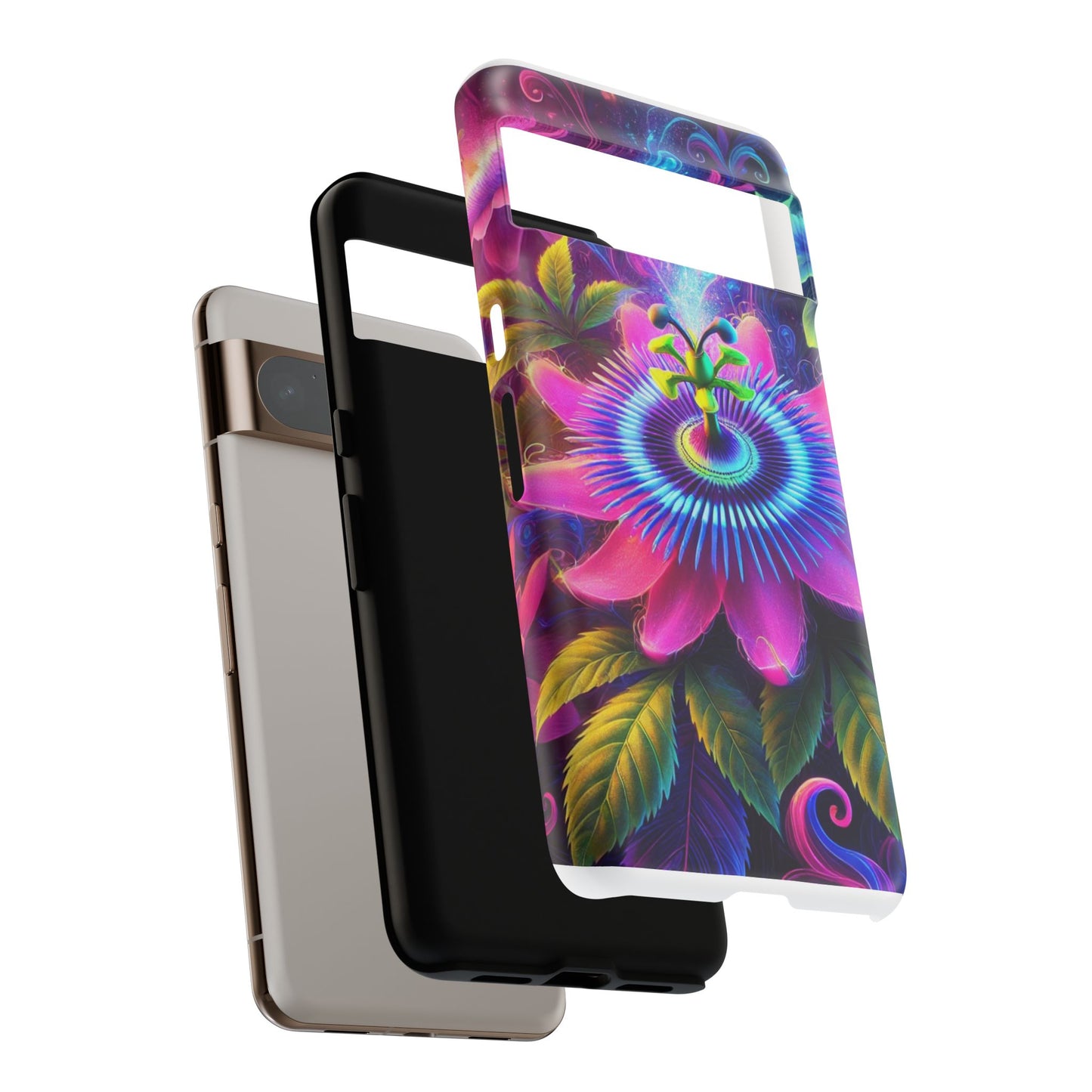 Vibrant Floral Phone Case - Tough Protection for Nature Lovers