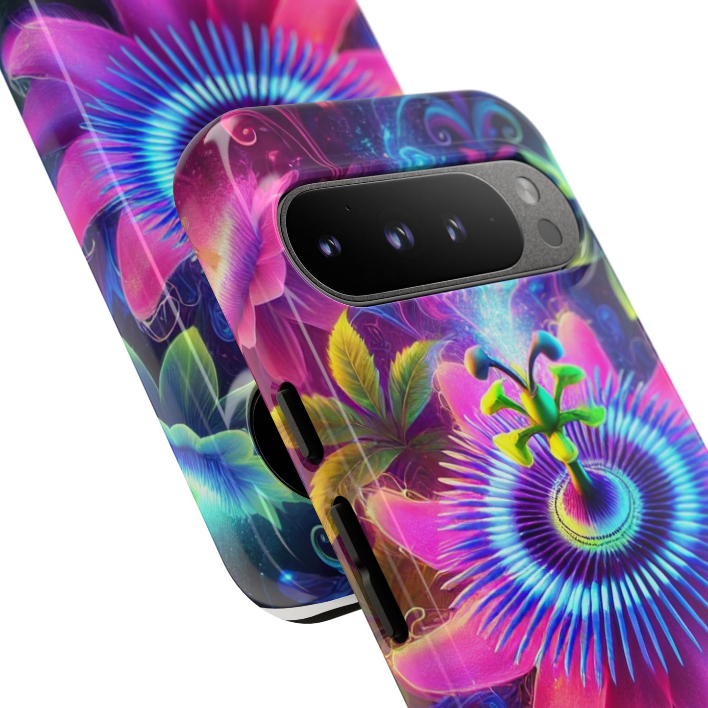 Vibrant Floral Phone Case - Tough Protection for Nature Lovers