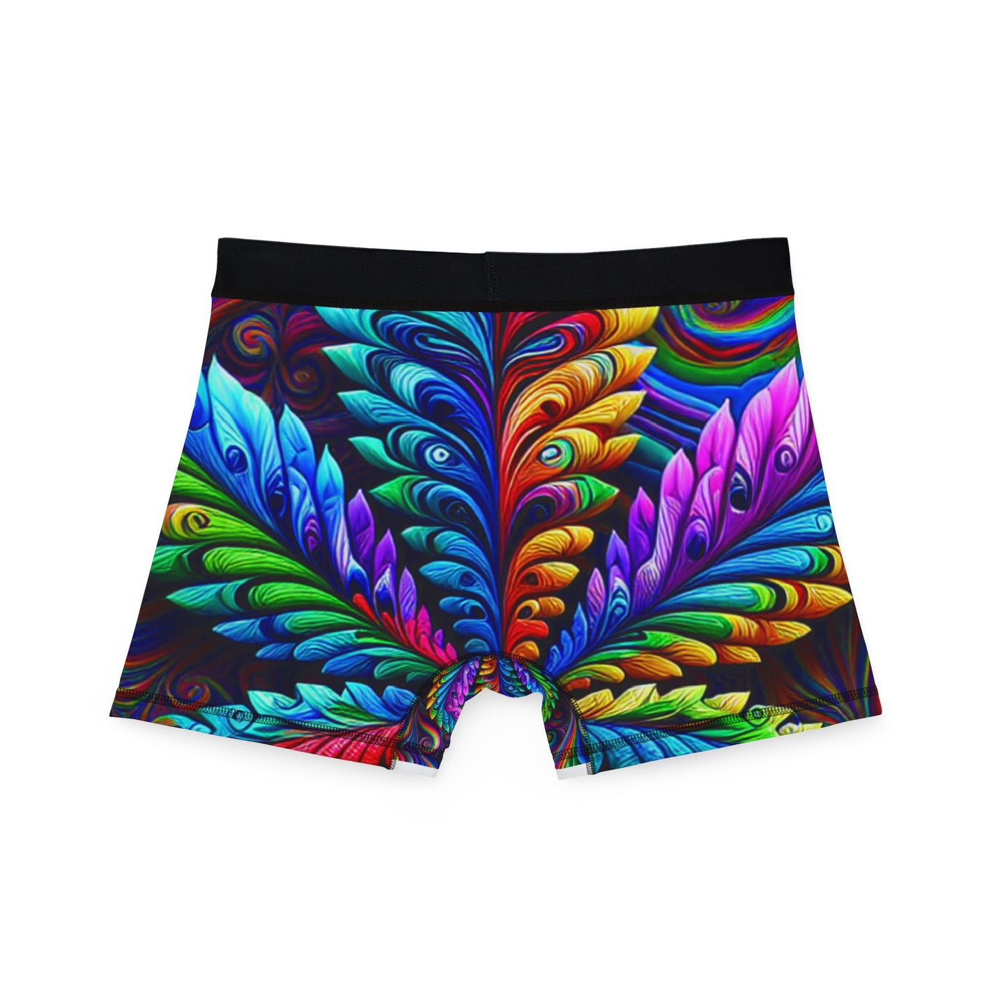 Psychedelic Men’s Boxers – Colorful Abstract Art Underwear