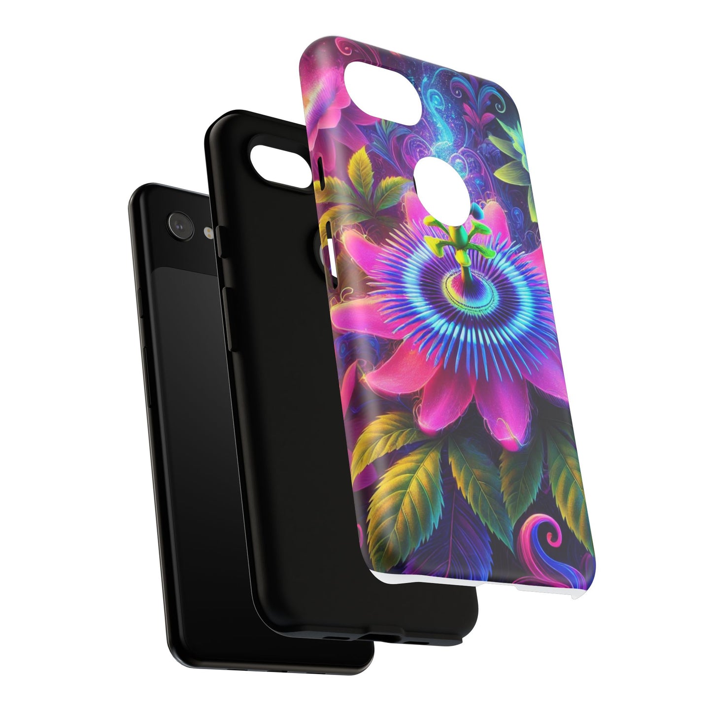 Vibrant Floral Phone Case - Tough Protection for Nature Lovers