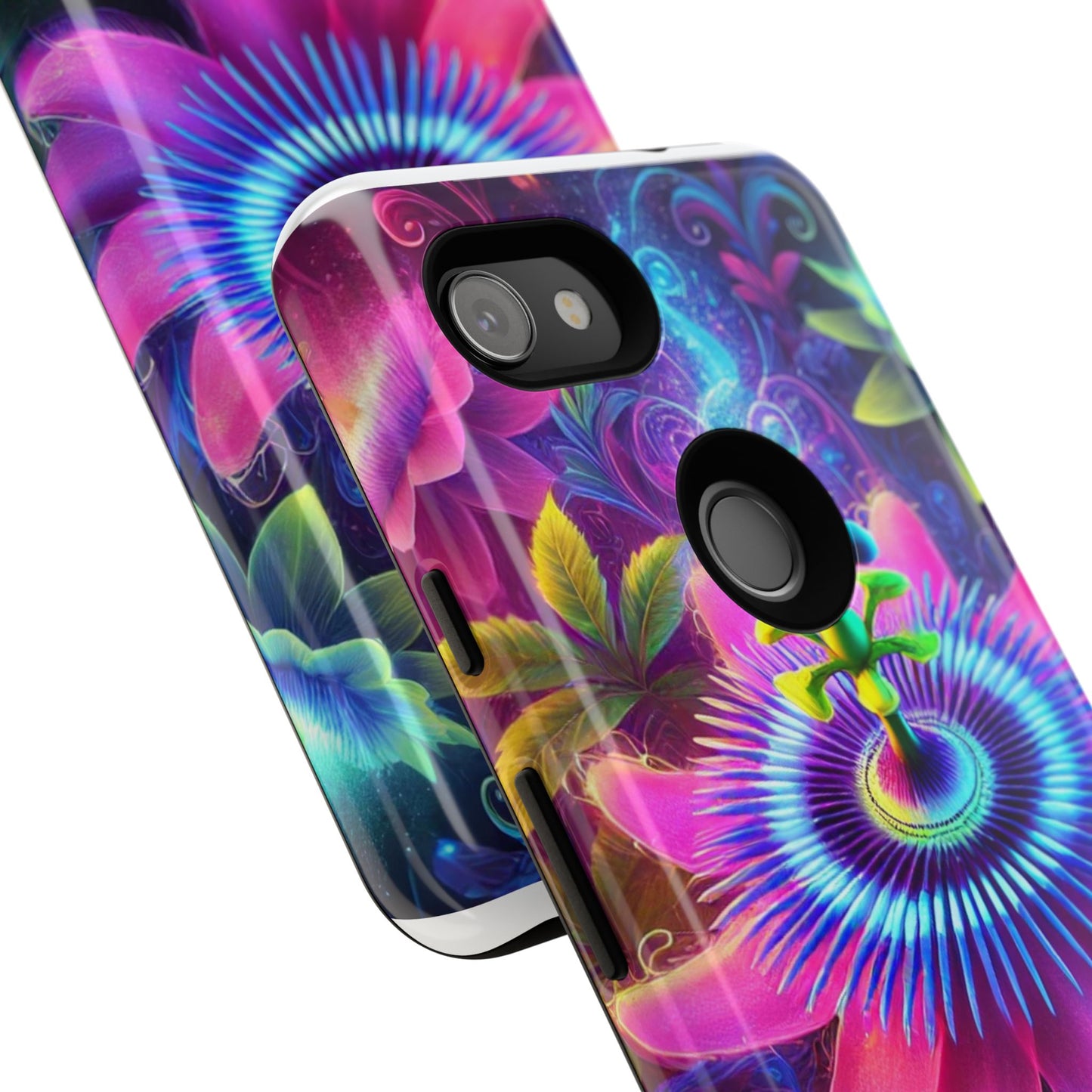 Vibrant Floral Phone Case - Tough Protection for Nature Lovers