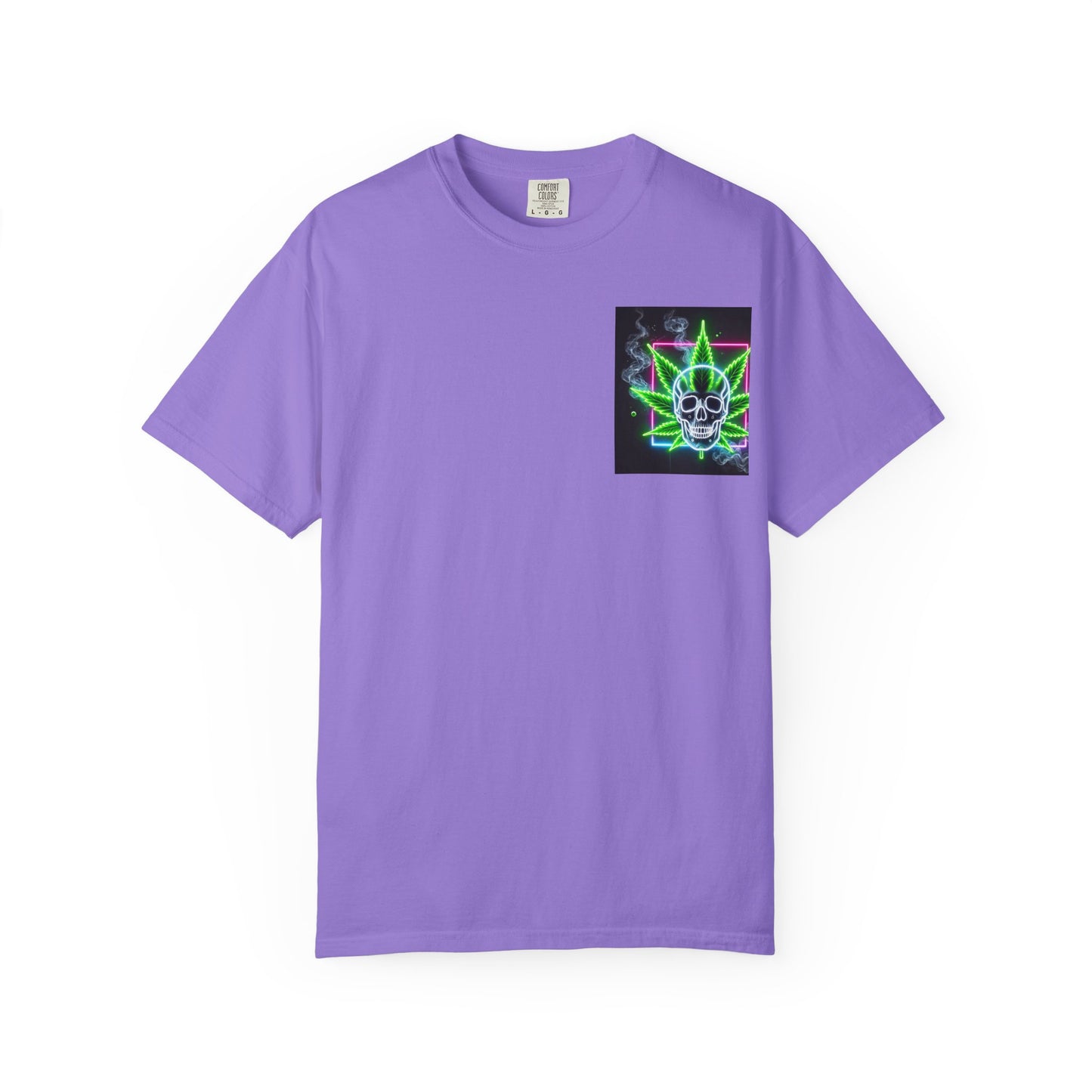 Colorful Psychedelic Cannabis Unisex T-Shirt, Perfect for Festivals, Beach Days, Casual Wear, 420 Celebrations, Gifts for Stoners