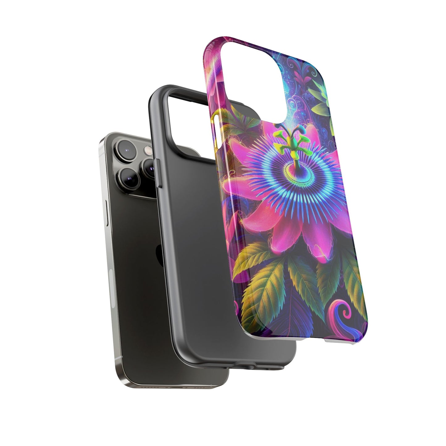 Vibrant Floral Phone Case - Tough Protection for Nature Lovers
