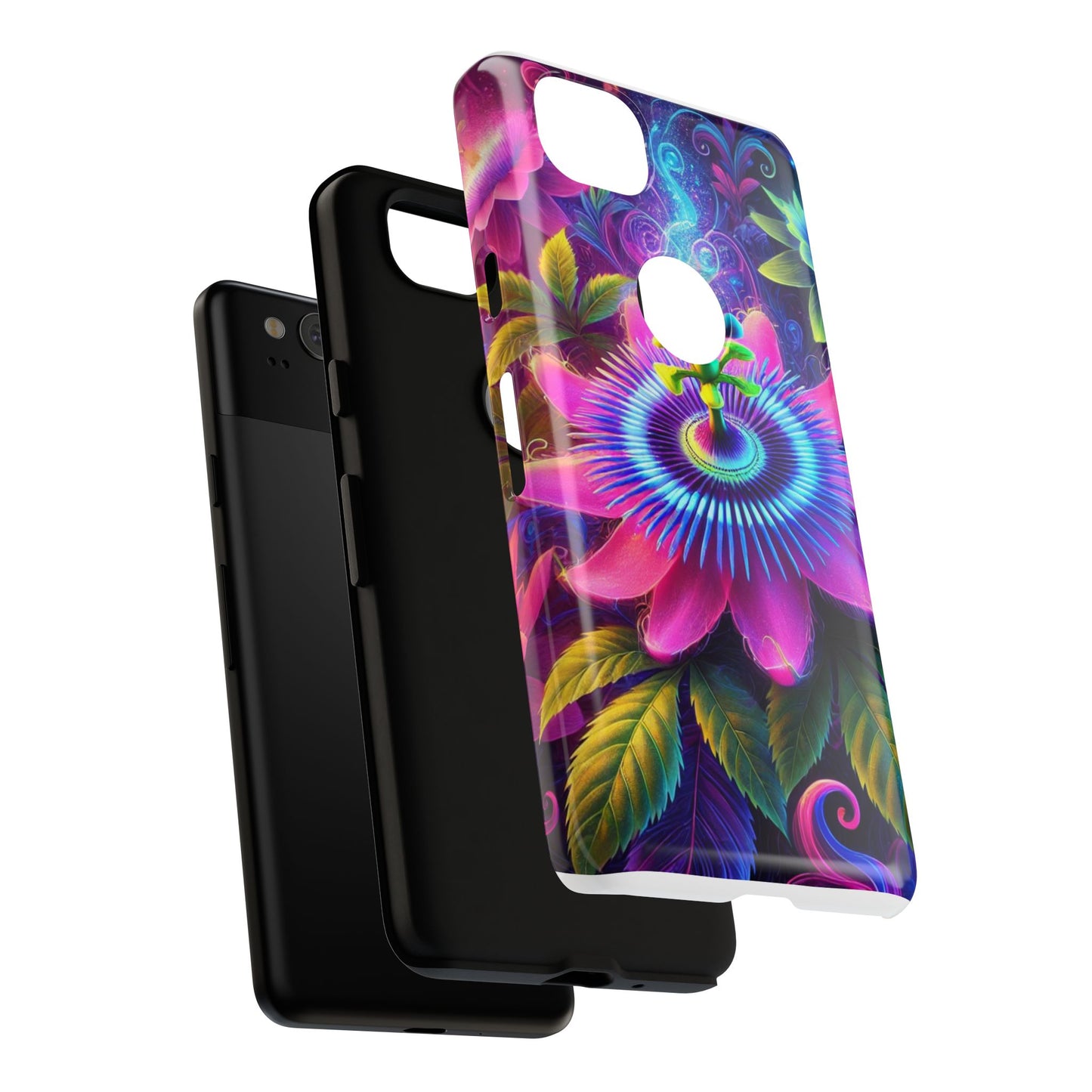 Vibrant Floral Phone Case - Tough Protection for Nature Lovers