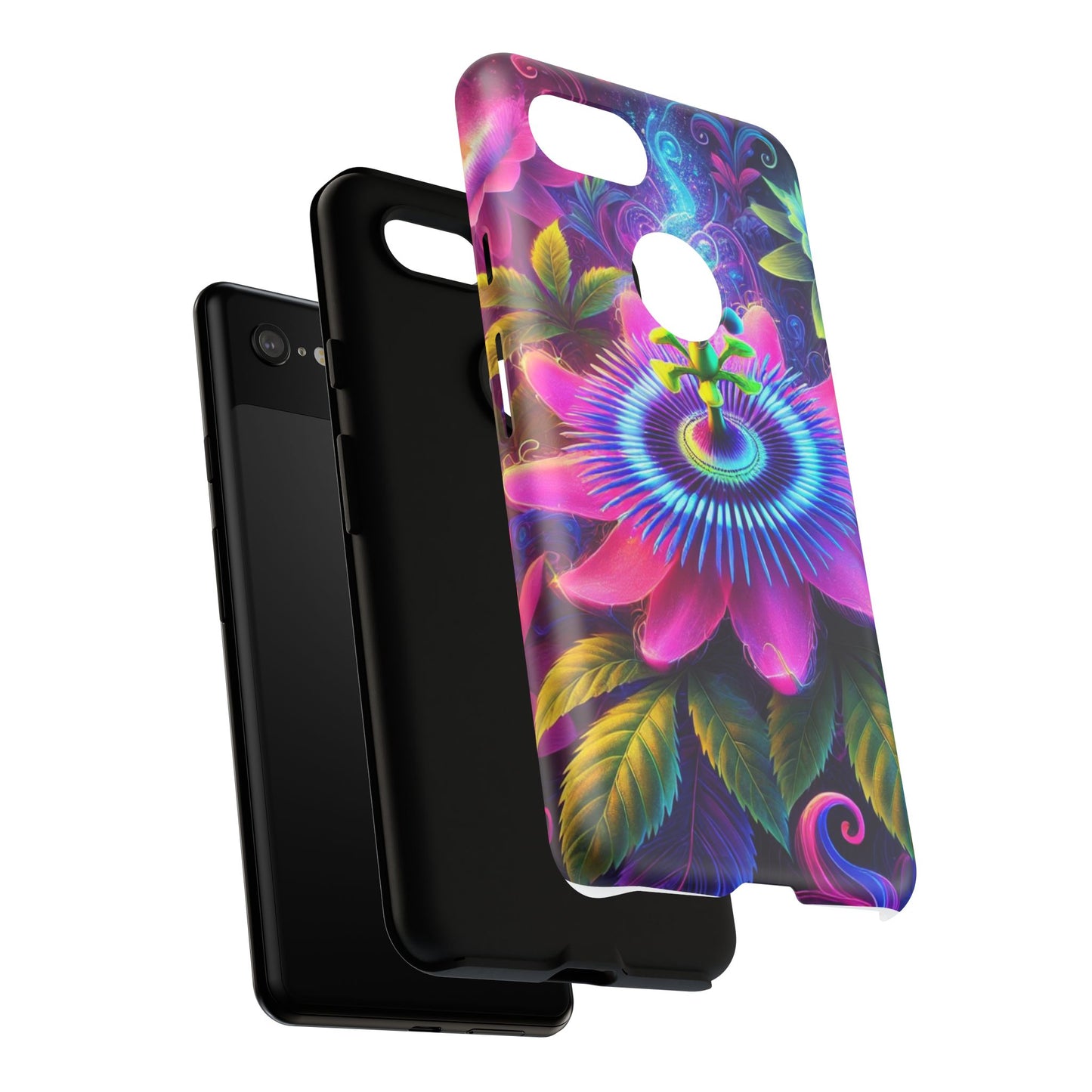 Vibrant Floral Phone Case - Tough Protection for Nature Lovers