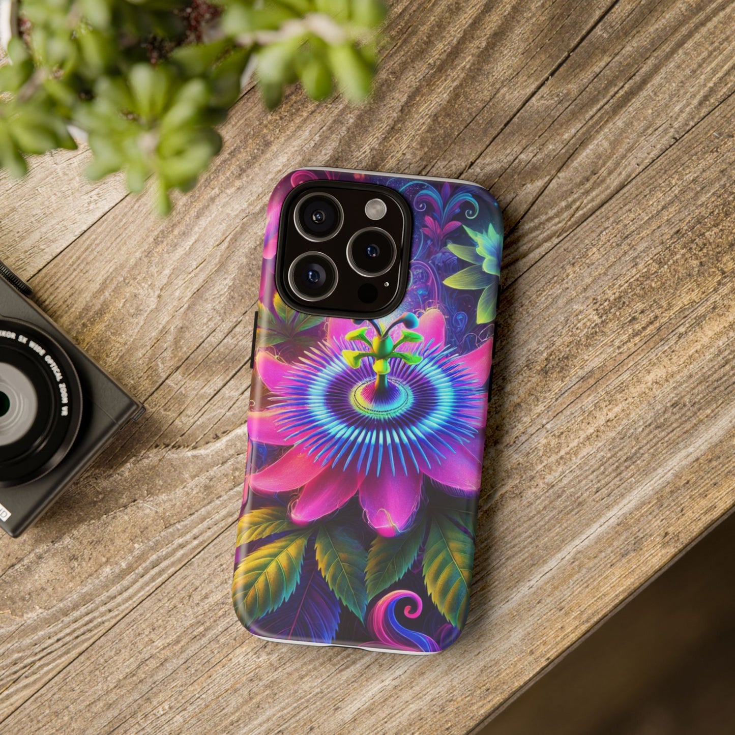 Vibrant Floral Phone Case - Tough Protection for Nature Lovers