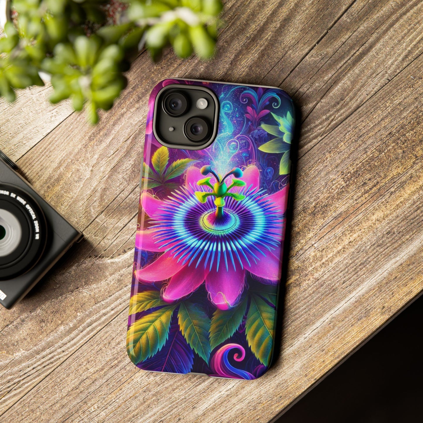 Vibrant Floral Phone Case - Tough Protection for Nature Lovers