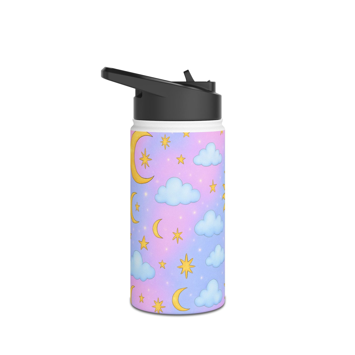 Tumbler Cup with Stars Moons Suns Clouds