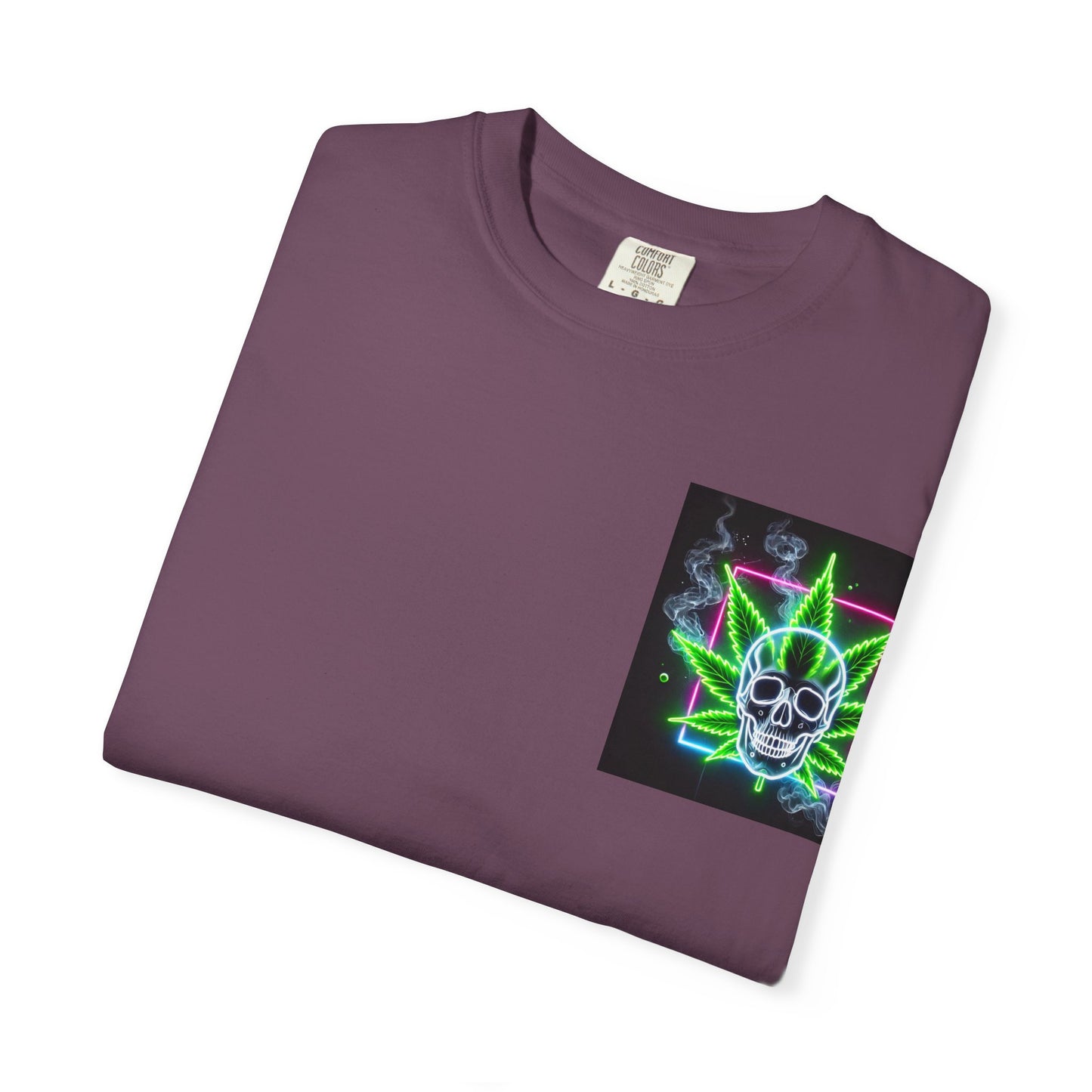 Colorful Psychedelic Cannabis Unisex T-Shirt, Perfect for Festivals, Beach Days, Casual Wear, 420 Celebrations, Gifts for Stoners