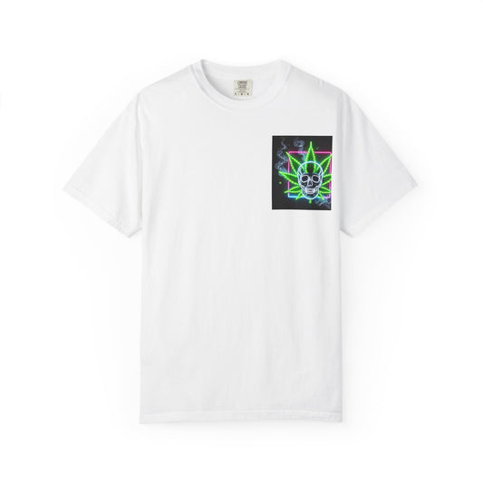 Colorful Psychedelic Cannabis Unisex T-Shirt, Perfect for Festivals, Beach Days, Casual Wear, 420 Celebrations, Gifts for Stoners