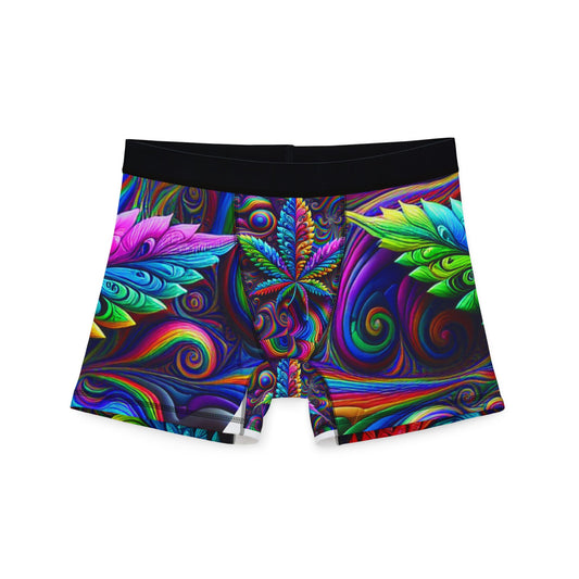 Psychedelic Men’s Boxers – Colorful Abstract Art Underwear