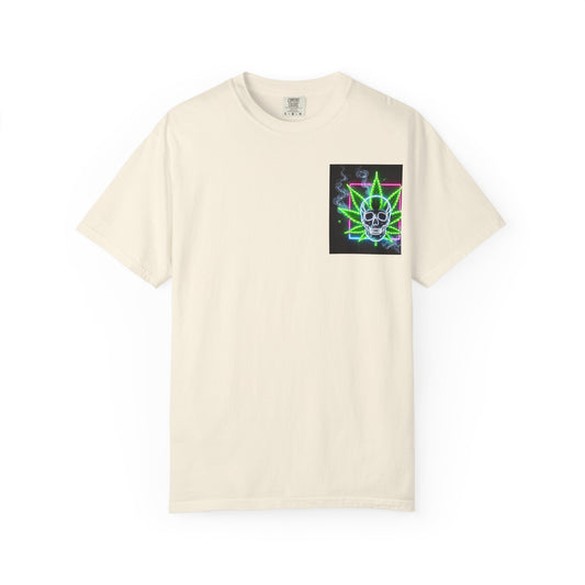 Colorful Psychedelic Cannabis Unisex T-Shirt, Perfect for Festivals, Beach Days, Casual Wear, 420 Celebrations, Gifts for Stoners