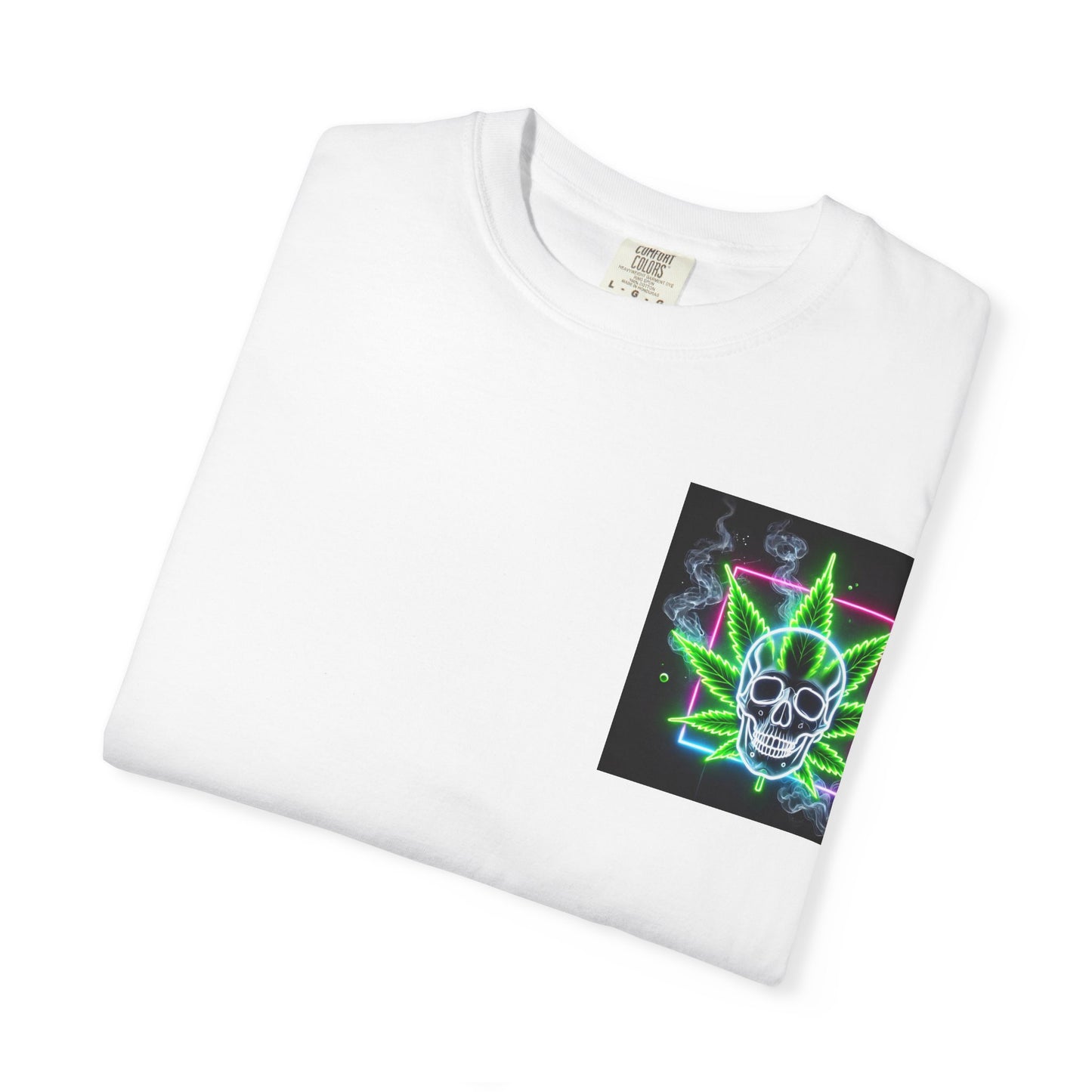 Colorful Psychedelic Cannabis Unisex T-Shirt, Perfect for Festivals, Beach Days, Casual Wear, 420 Celebrations, Gifts for Stoners