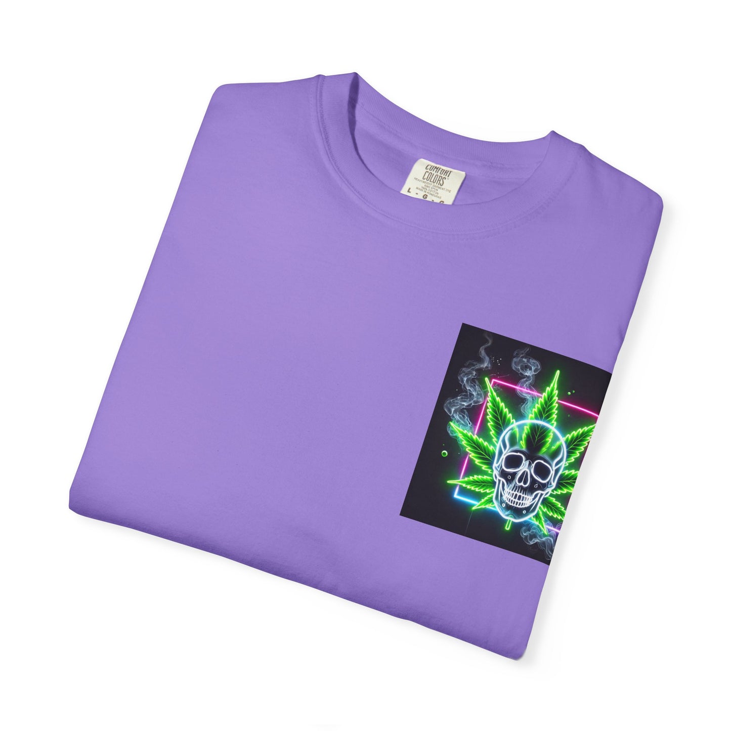 Colorful Psychedelic Cannabis Unisex T-Shirt, Perfect for Festivals, Beach Days, Casual Wear, 420 Celebrations, Gifts for Stoners