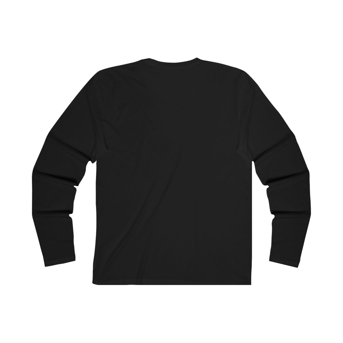 Colorful Psychedelic Leaf Long Sleeve Crew Tee for Nature Lovers