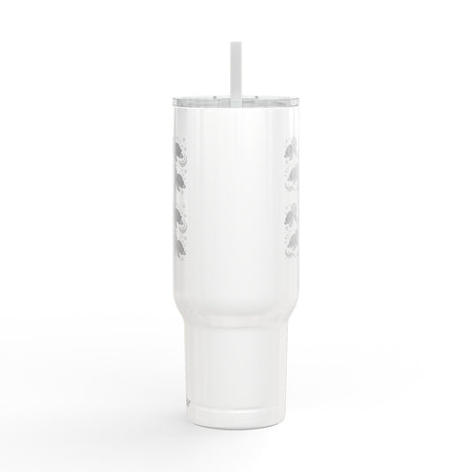 Personalized Insulated Tumbler - 40oz Ocean Waves Design