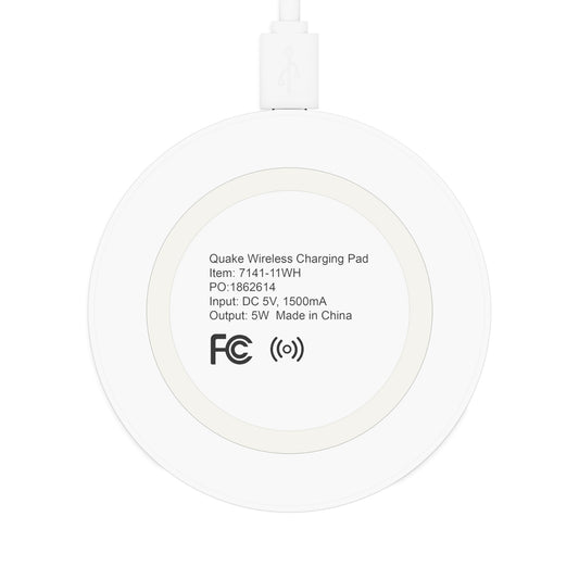 Colorful Cannabis Wireless Charging Pad - Eco-Friendly Tech Accessory
