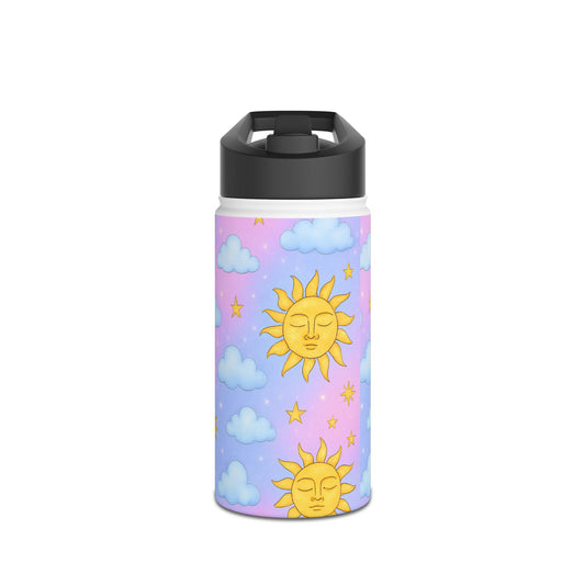 Tumbler Cup with Stars Moons Suns Clouds