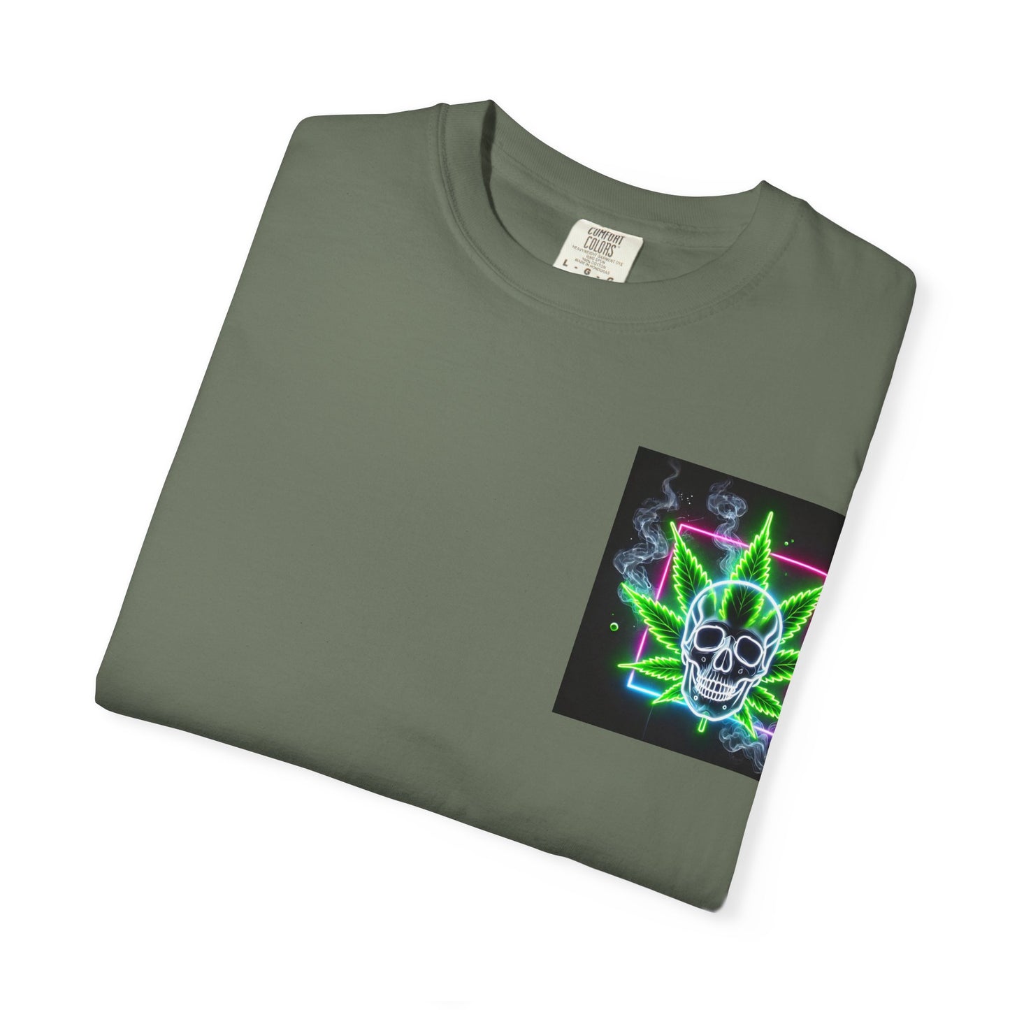 Colorful Psychedelic Cannabis Unisex T-Shirt, Perfect for Festivals, Beach Days, Casual Wear, 420 Celebrations, Gifts for Stoners